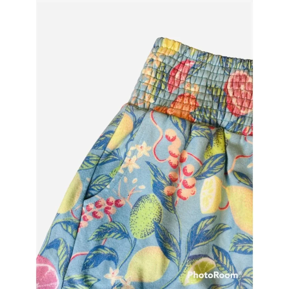 WILDFOX Ali Lounge Shorts Citrus Cocktail Size Small Soft NEW with TAGS - Picture 5 of 5